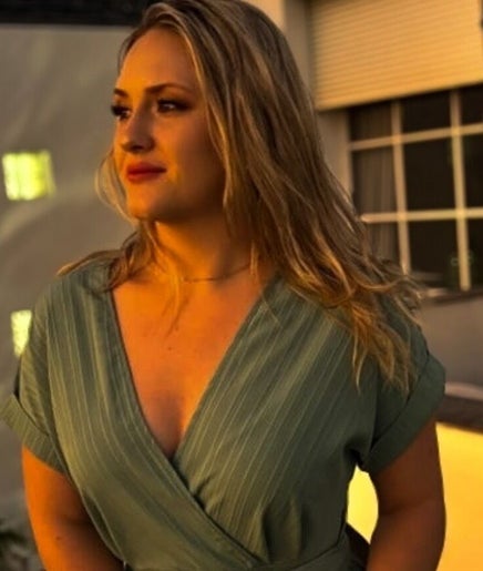 Woman enjoying sunset at FVS Photography venue, Pretoria, Gauteng, ZA.