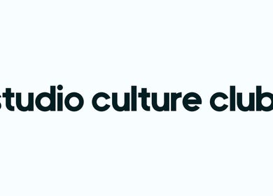 Logotipo do Studio Culture Club, Caldas Da Rainha, Leiria, PT em fonte moderna.