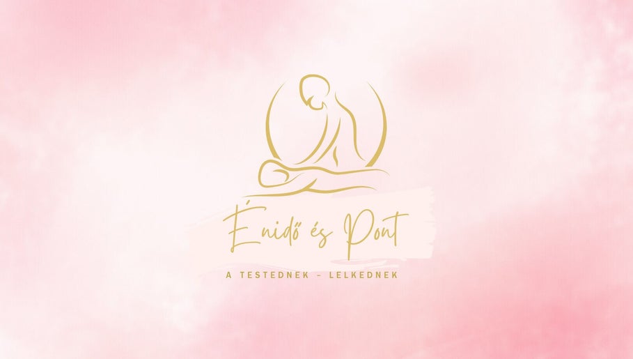 Énidő és Pont a Testednek - Lelkednek logo pink háttérrel Budapesten, Magyarország.
