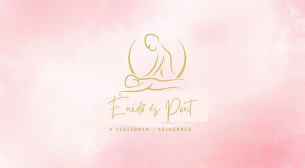 Énidő és Pont a Testednek - Lelkednek logo pink háttérrel Budapesten, Magyarország.
