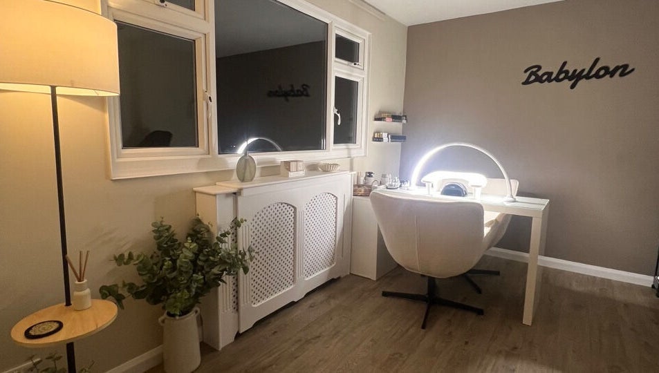 Chic beauty room at Babylon, Ramsey, England, GB with elegant decor and professional setup.
