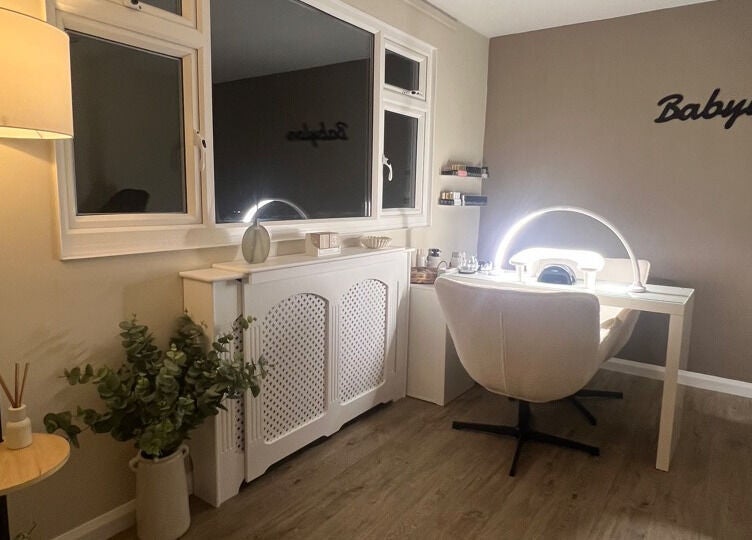 Chic beauty room at Babylon, Ramsey, England, GB with elegant decor and professional setup.
