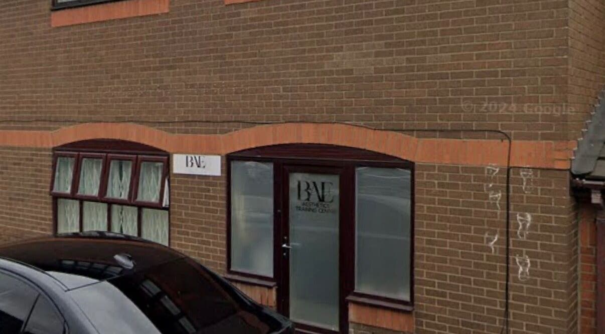 Exterior view of Glossed By Francesca in Luton, England, GB, showcasing a brick facade entrance.