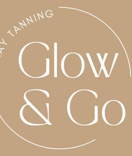 Elegant Glow & Go logo in Blunsdon Saint Andrew, England, GB, featuring stylish white text on a tan background.