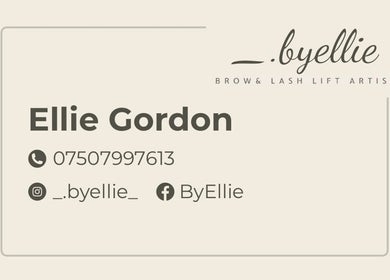 Contact details for _.byellie, brow and lash artist in Kilmarnock, Scotland, GB.