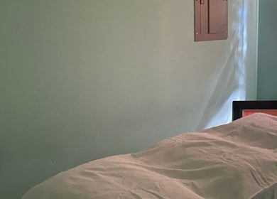 Serene massage room at Subrina’s Golden Touch therapeutic Massage in Kingston, St. Andrew Parish, JM.