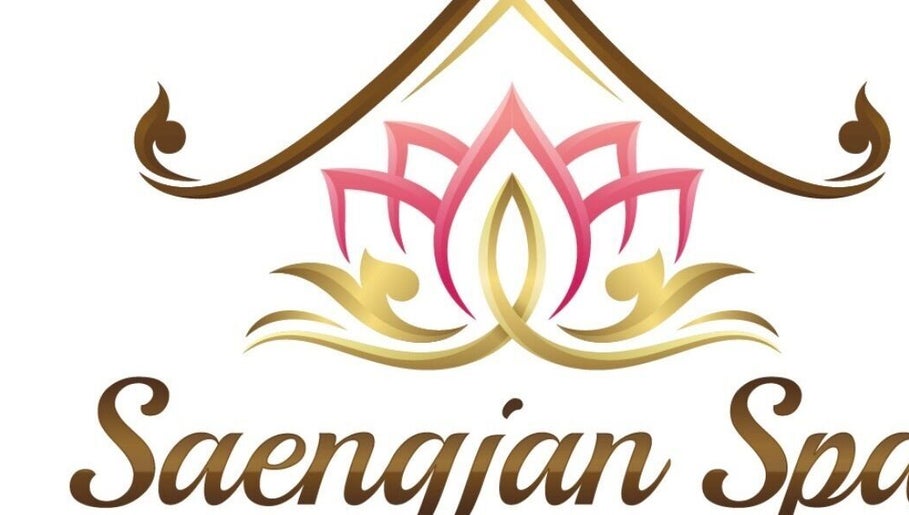 Logo of Saehgjan Spa Traditional Thai Massage in Liverpool, England, GB with intricate floral design.