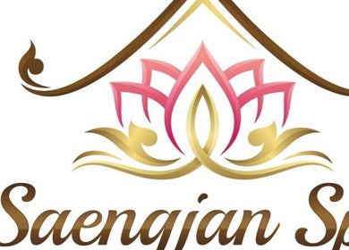 Logo of Saehgjan Spa Traditional Thai Massage in Liverpool, England, GB with intricate floral design.