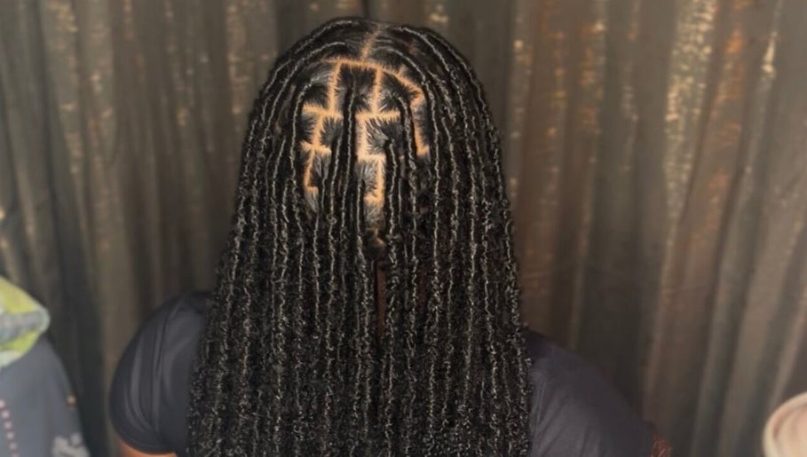 Stylish braids at The Meraki Effect in San Juan, enhancing hair beauty in San Juan-laventille Regional Corporation, TT.