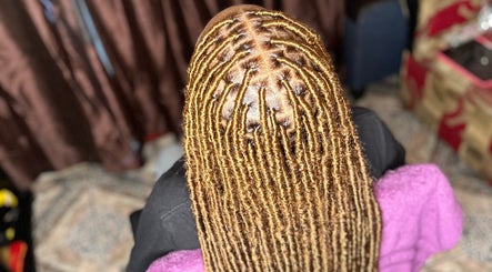 Intricate golden braids at The Meraki Effect, San Juan, San Juan-laventille Regional Corporation, TT.