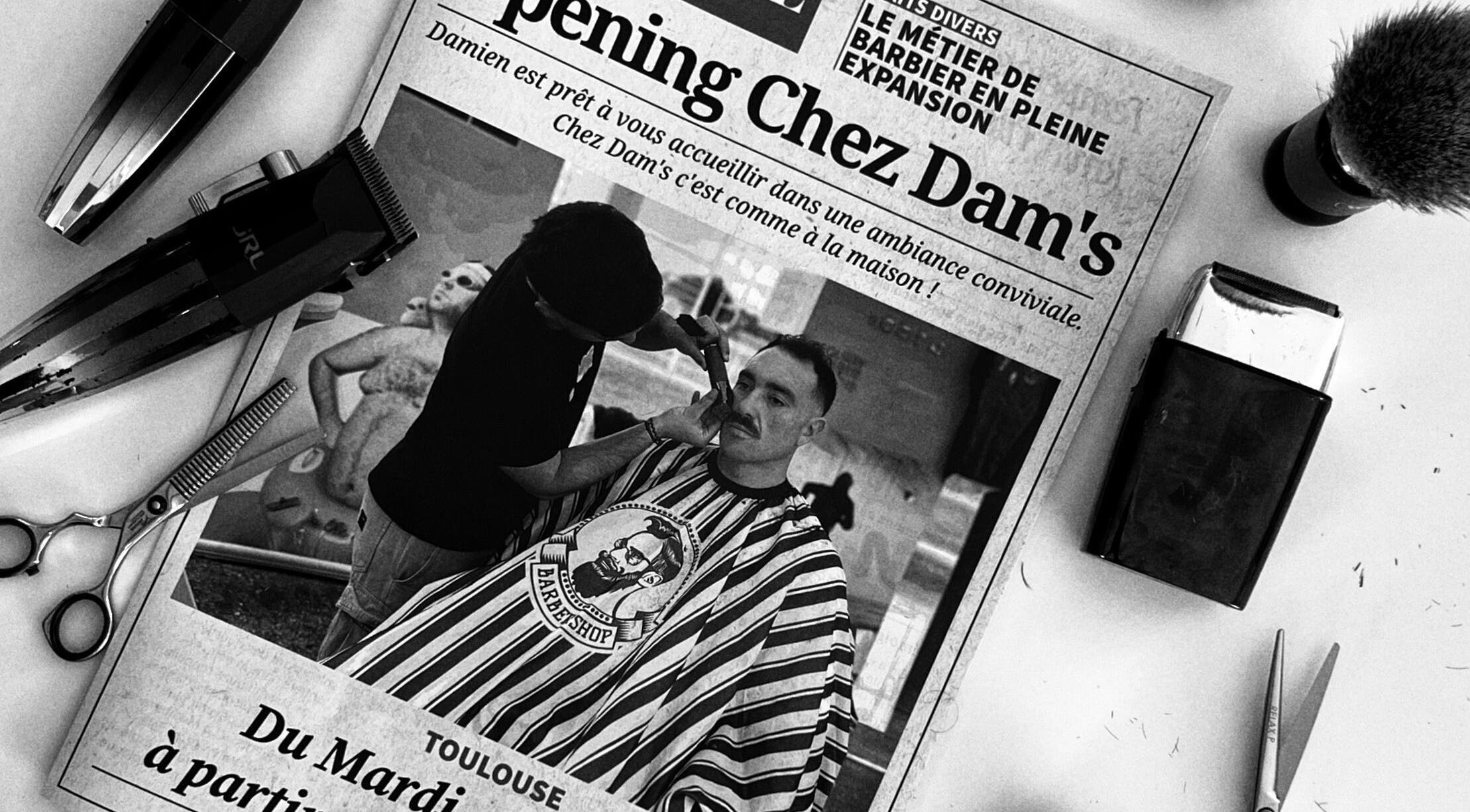 Chez Dam’s à Pechbonnieu, Occitanie, FR, mise en avant dans un journal lors de son ouverture.