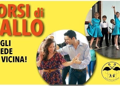 Lezioni di ballo al Flamingo Dance Ariano, Ariano Veneto IT, per adulti e bambini in coppia.
