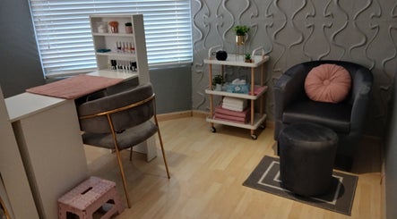 Elegant nail salon at Nails By Prim, Sandton, Gauteng, ZA with modern furnishings and cozy atmosphere.