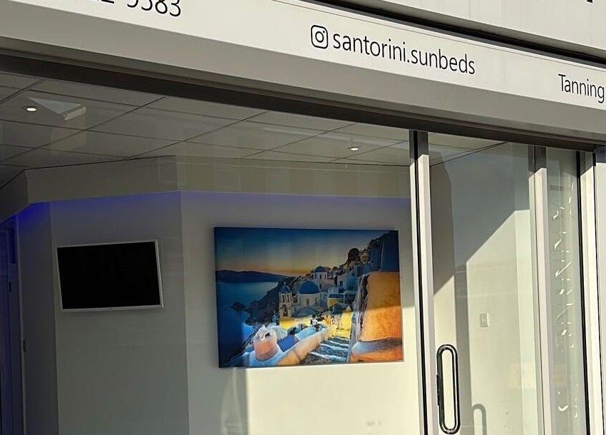 Front view of Gypsie Rose with sunlit doors and a vibrant interior, Southampton, England, GB.