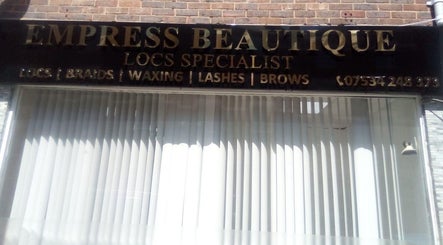 Front view of Maia Cosmetics, a beauty venue located in London, England, GB, showcasing elegant signage.