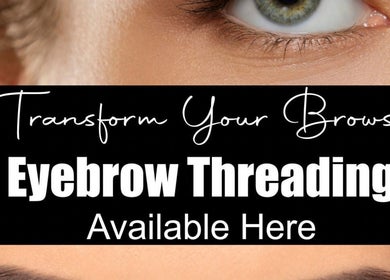 Eyebrow threading service at Royal Beauty, Uxbridge, England, GB. Transform your brows today.