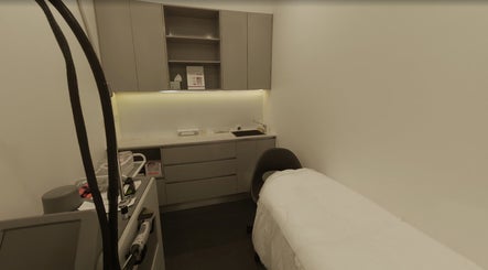 Relaxing treatment room at Mouda Laser & Skin Clinic, Wentworthville, New South Wales, AU.
