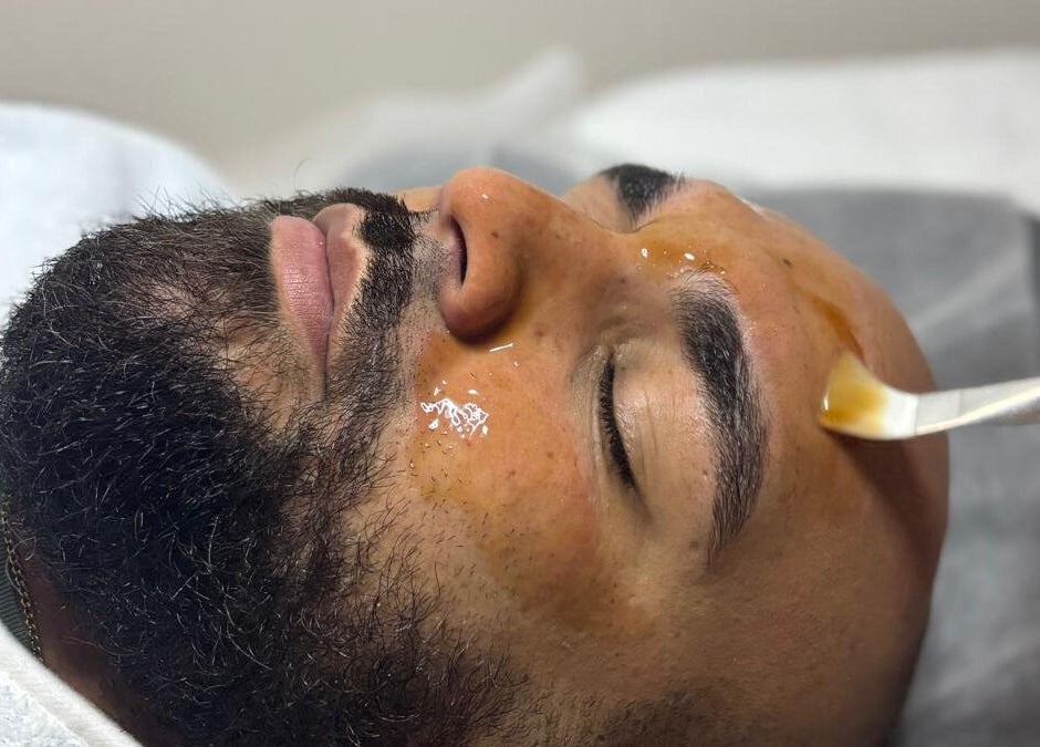 A rejuvenating facial treatment at Solace Spa, Miami, Florida, US highlighting luxurious skincare.