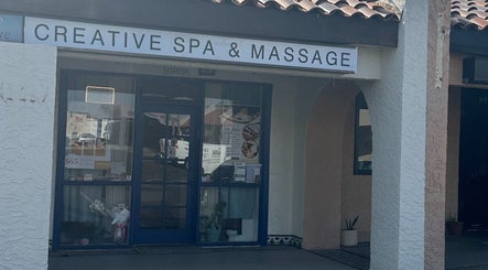 Front view of Creative Spa & Az Siam Thai Massage in Scottsdale, Arizona, US with welcoming entry.