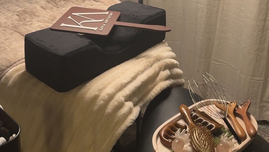 Kaya Artistry beauty bed with tools in Condell Park, New South Wales, AU.