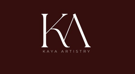 Kaya Artistry logo on a rich brown background, featuring elegant typography in Condell Park, New South Wales, AU.