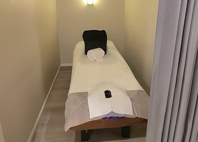 Relaxing massage table setup at Massage Legendary, Taigum, Queensland, AU.