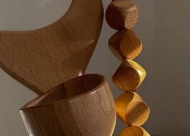 Beautiful wooden decor at Sculptmebyjord, Loughton, England, GB, adding elegance to the space.