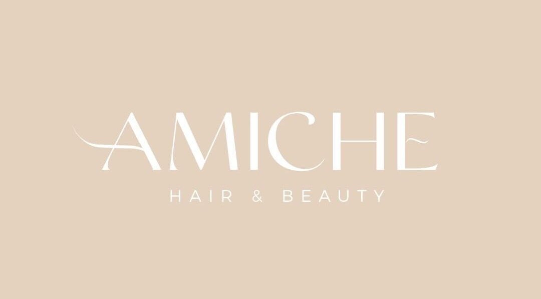 Elegant logo of Amiche makeup & beauty located in Ipswich, Queensland, AU, featuring modern typography.