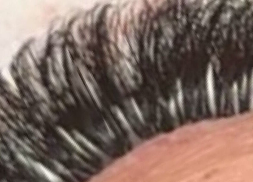 Close-up of expertly applied lashes at Lashedbyelll, Nottingham, England, GB.