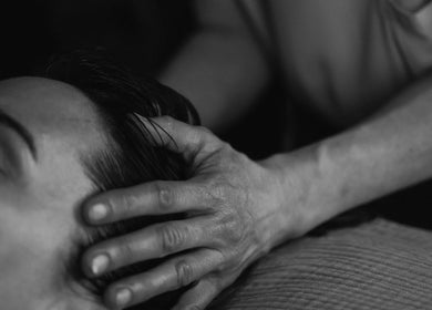 Relaxing head massage at Fern Cove Therapy - Barefoot Body & Soul, Cregagh Rd, Belfast, Northern Ireland, GB.
