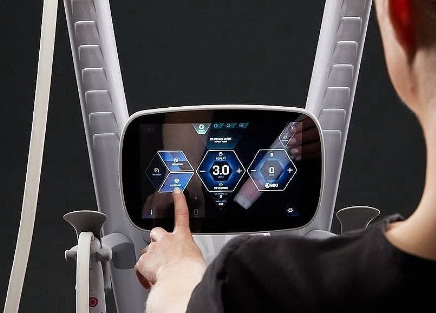 Advanced beauty device screen at DIFFERENT Clinic, Abu Dhabi, Abu Dhabi, AE.