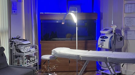 Modern treatment room at Aesthetixsbysarah Silkcorps Ltd in Wembley, England, GB with advanced wellness equipment.