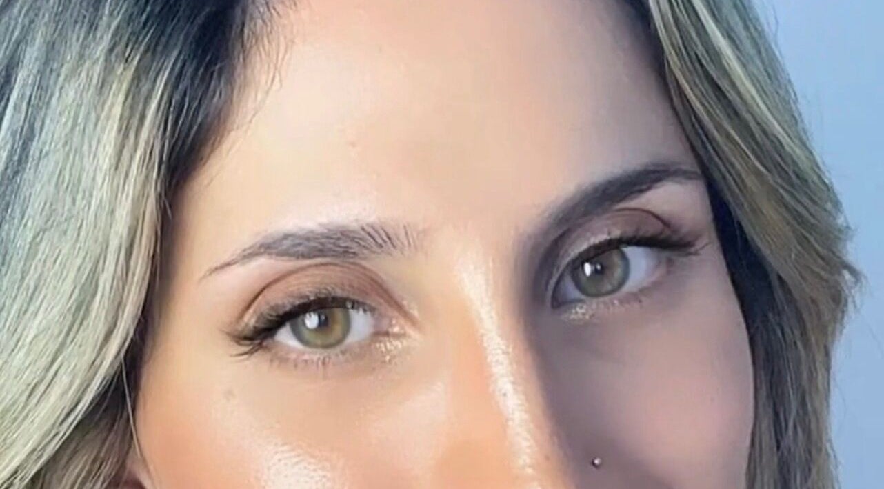 Close-up of a beautifully enhanced eye at Aesthetixsbysarah Silkcorps Ltd, Wembley, England, GB