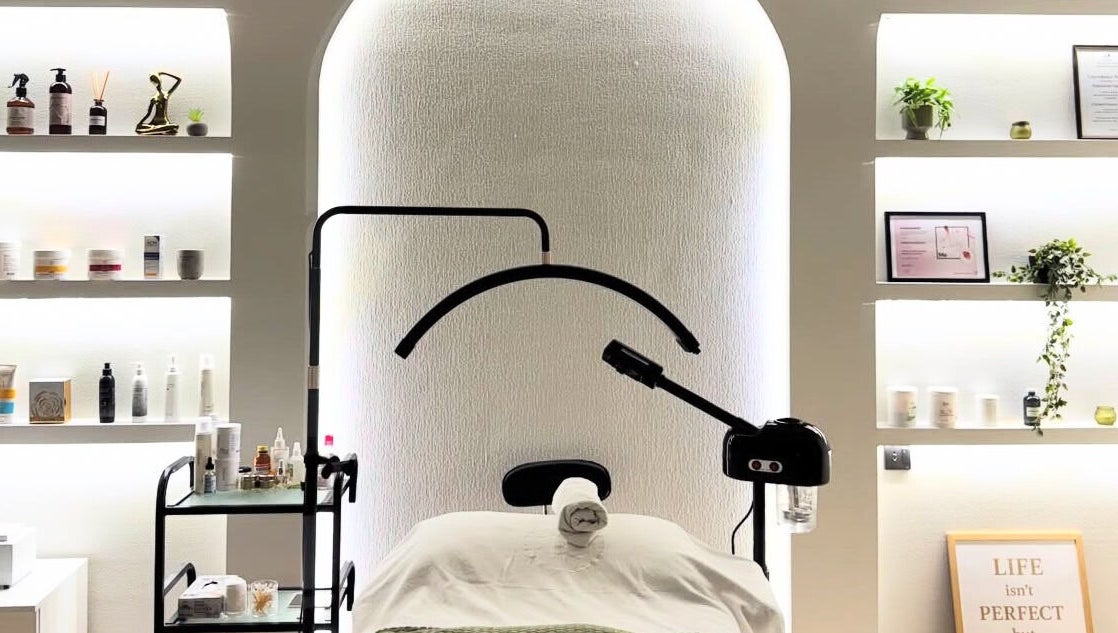 Treatment room at Victoria aesthetic clinic, Rishon Lezion, Center District, IL, featuring soothing lighting and decor.