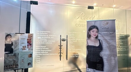 Entrance of Ricci Aesthetic Center in Cainta, Calabarzon, PH showcasing services offered.