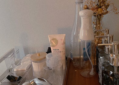 Beauty products and dispensers at Pearl BodyCare, Bunbury, Western Australia, AU offering relaxation and care.