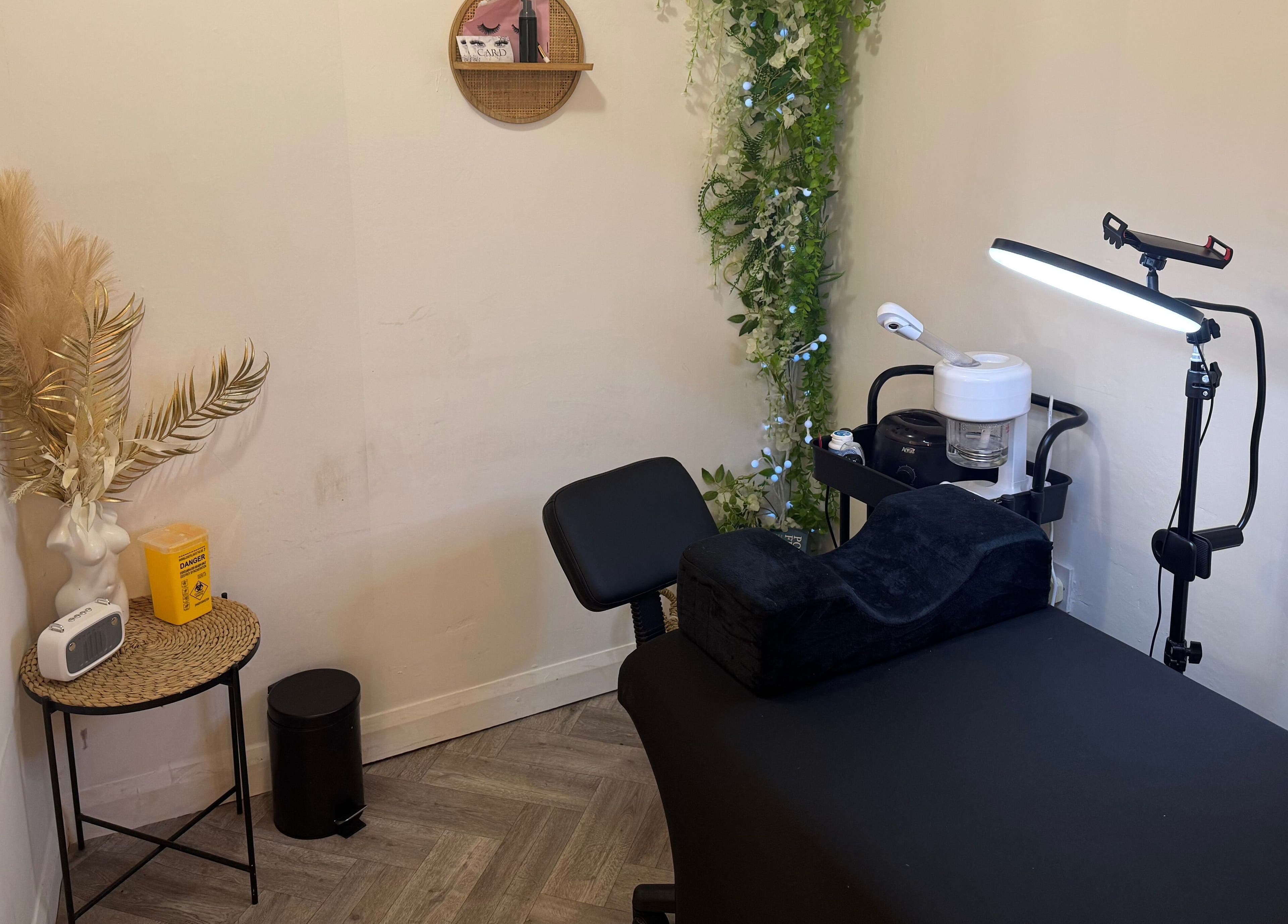 Cozy treatment room at By Alicia - Hair and Beauty, Ponteland, England, GB, featuring elegant decor and relaxing ambiance.