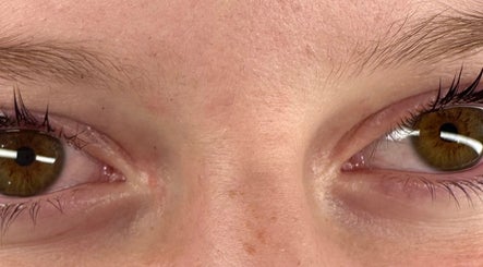 Close-up of enhanced eyelashes at Lashify Swindon, Swindon, England, GB showcasing professional beauty services.