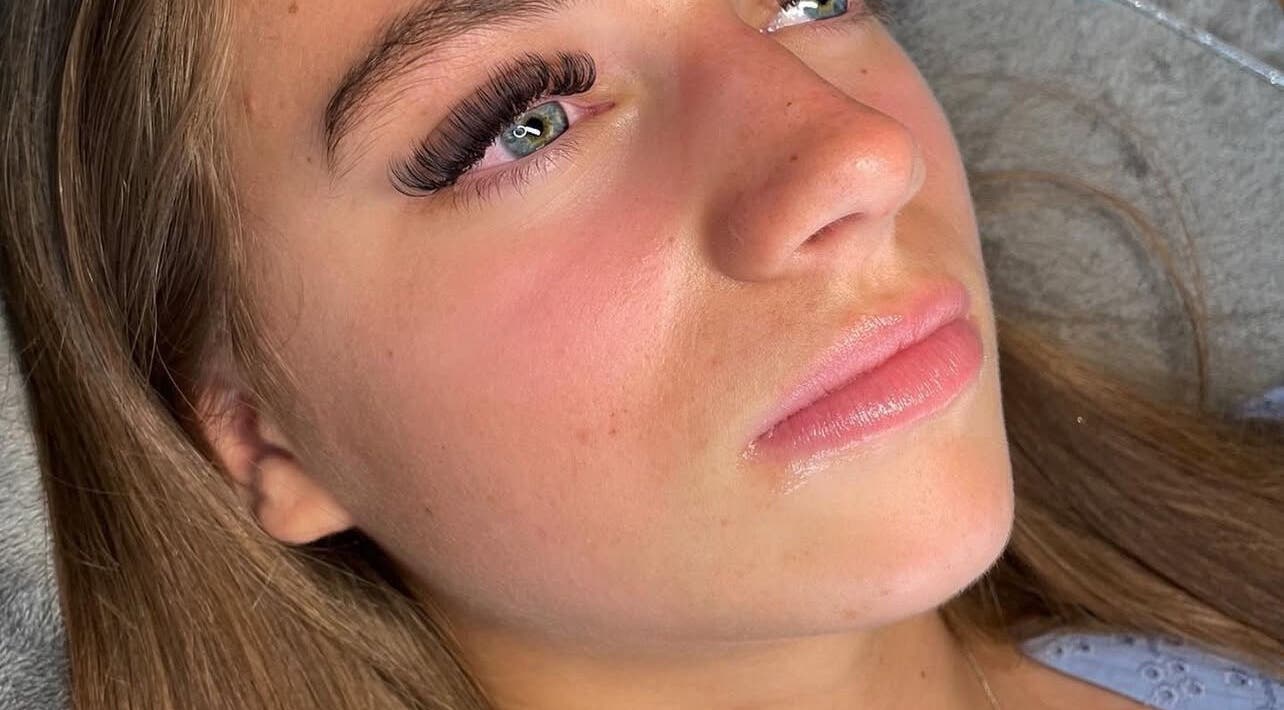 Close-up of expertly done lashes at Jades Lashes, Hemel Hempstead, England, GB.