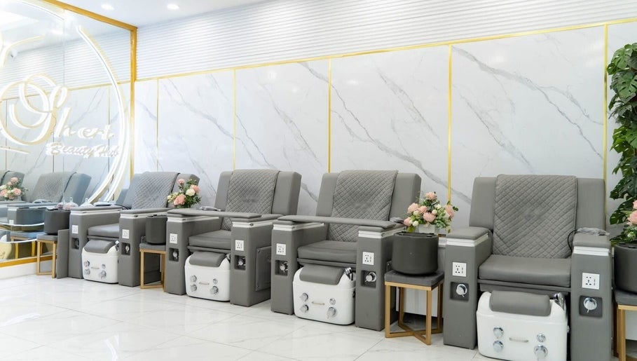 Elegant pedicure chairs in SM North Branch, QUEZON CITY, Metro Manila, PH, offering a relaxing wellness experience.