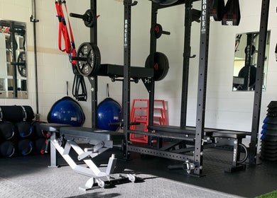 State-of-the-art gym equipment at TMPL Sports Performance & Lifestyle Fitness, Land O' Lakes, Florida, US.