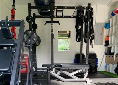 Well-equipped gym at TMPL Sports Performance & Lifestyle Fitness, Land O' Lakes, Florida, US.