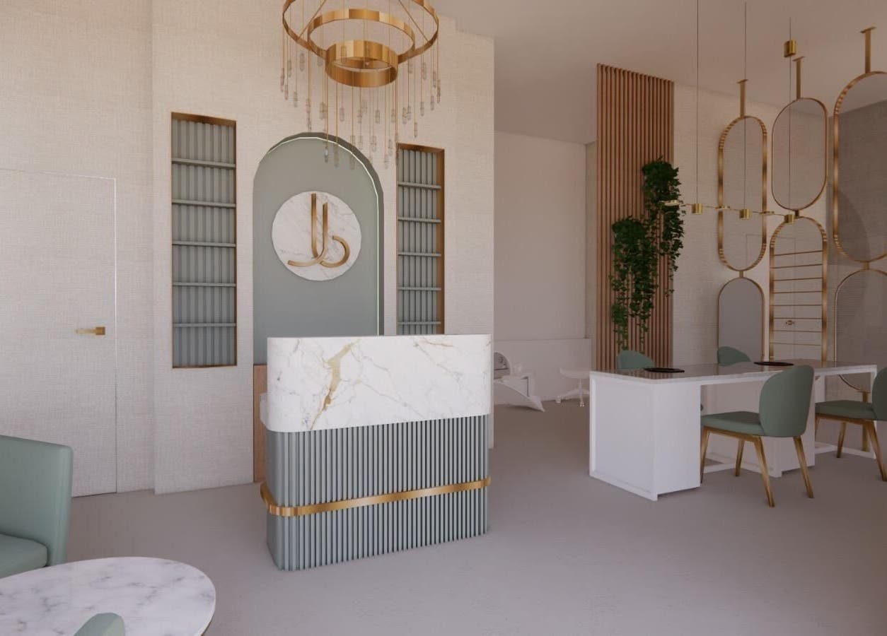 Elegancka recepcja w Agnieszka Falcman MIOcare, Gdynia, Województwo Pomorskie, PL, z nowoczesnym wystrojem.