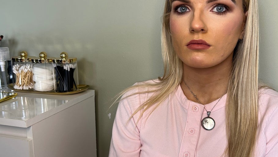 Elegant beauty station with tools at By Shanelle, Glasgow, Scotland, GB offers premium makeup services.