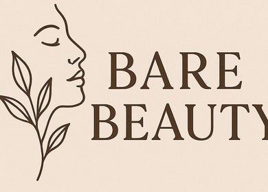 Bare Beauty Nails logo featuring elegant face line art, located in Caerphilly, Cymru, GB.