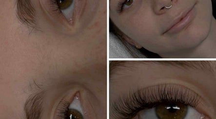 Detailed view of lash enhancement at Leaning Angels, Banyo, Queensland, AU.