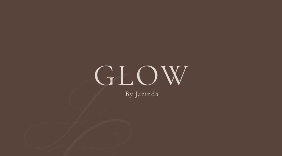 Glow by Jacinda logo showcasing elegance at Gledswood Hills, New South Wales, AU.