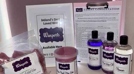 Waxperts wax and consultation setup at The Beauty Hub, Dublin 22, IE promises top-quality waxing solutions.