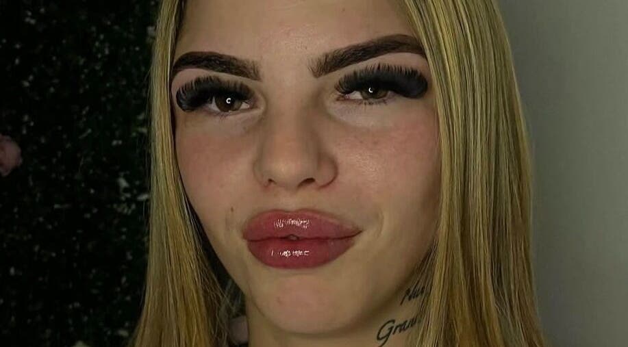 Close-up of beauty look from Clcosmeticsxo, Bristol, England, GB.