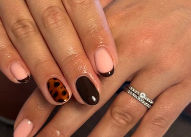 Elegant nail art at The Beauty Studio by Charlotte in Wickham Bishops, England, GB.